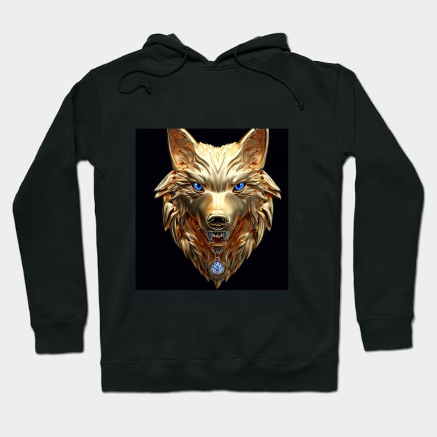 Golden Wolf Jewelry . Hoodie by Canadaman99